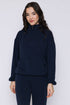 Everly-Luxe Fleece 1/2 Zip Mock neck